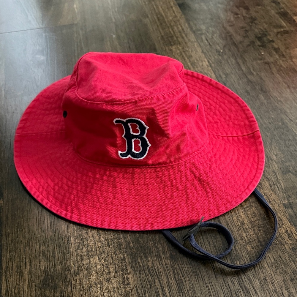 Red Boston Red Sox Bucket Hat